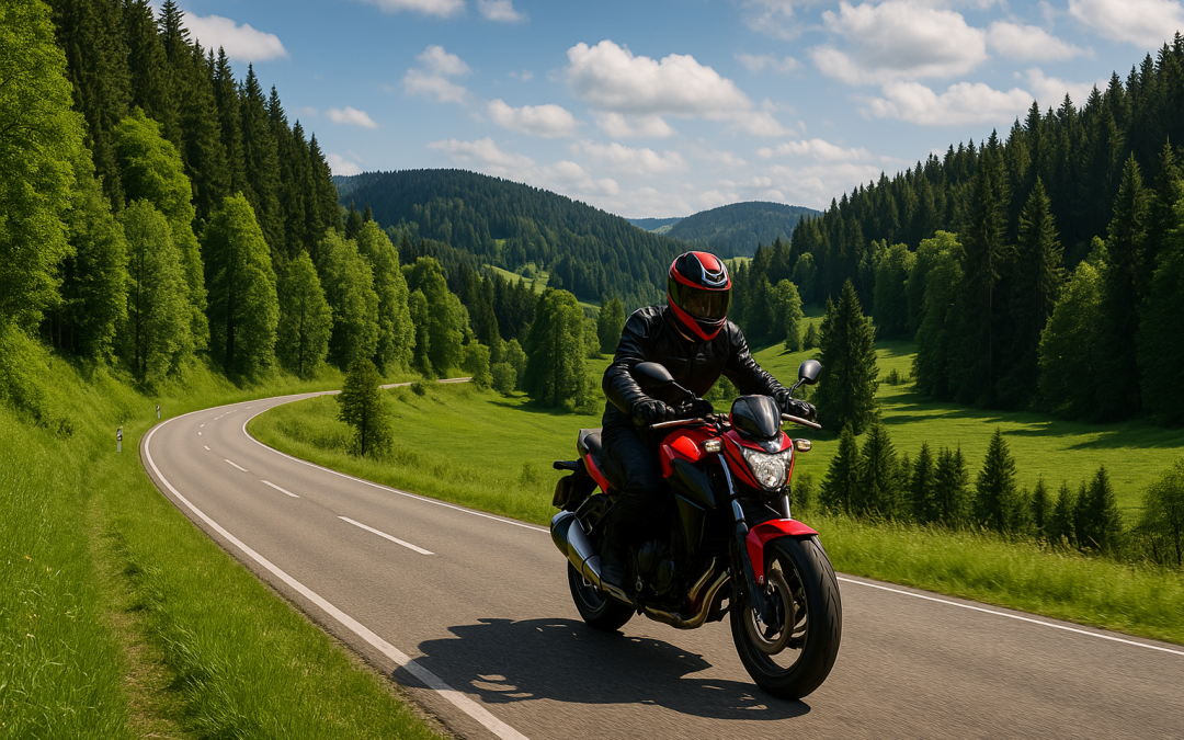 Motorradfahren auf der Schwarzwaldhochstraße